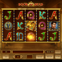 Claps Casino - Book of Dead Slot Game